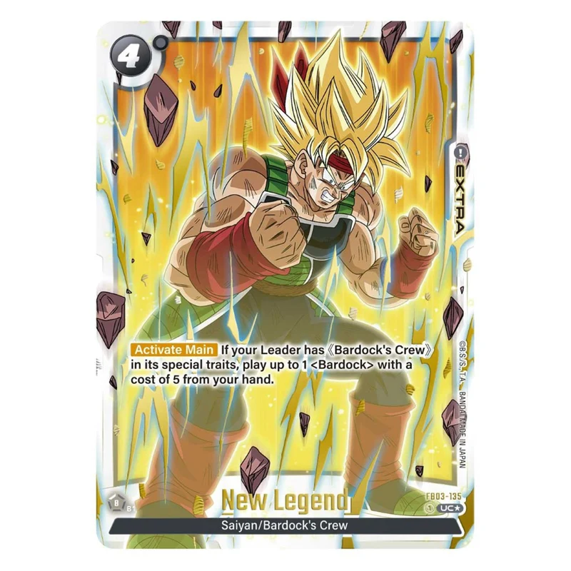 Bandai Dragon Ball Super Card Game: Fusion World Official Card Case & Sleeves Set 1 Bardock