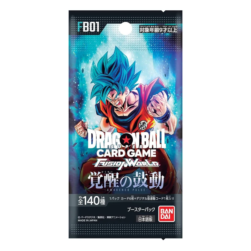 Bandai Dragon Ball Super Fusion World Awakened Pulse Booster Box Japanese FB-01
