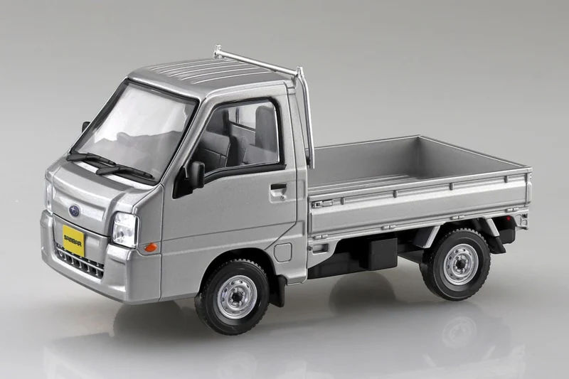 Aoshima 1/32 Snap Subaru Sambar Truck (Sterling Silver Metallic)