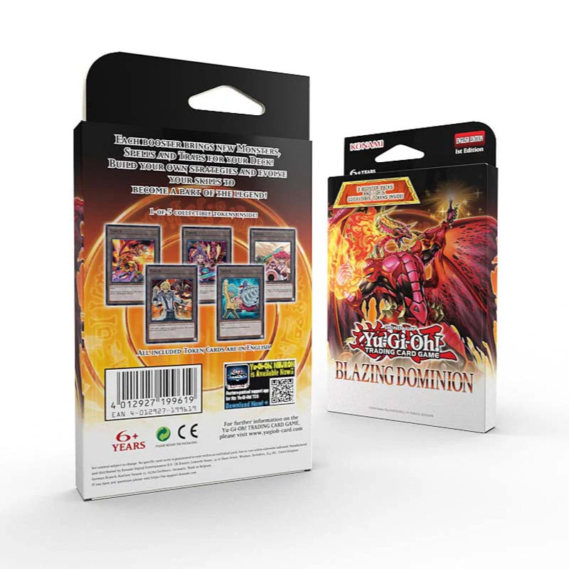 Konami YuGiOh! Blazing Dominion 3-Booster Tuckbox