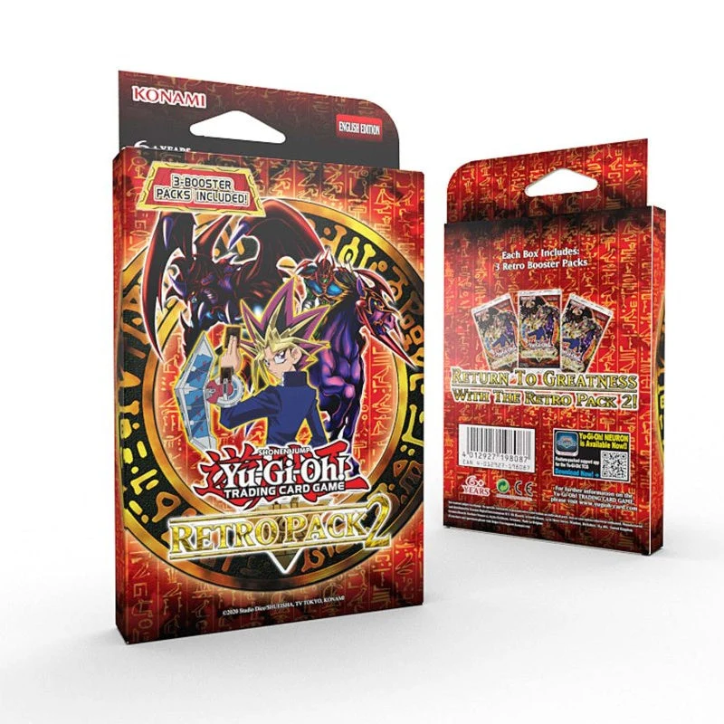 Konami YuGiOh! Retro Pack 2 Reprint Edition 3-Booster Tuckbox