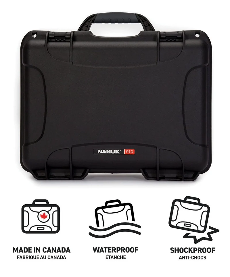 Nanuk 910 Case for (4 sets) GoPro HERO9/HERO10 (Black)