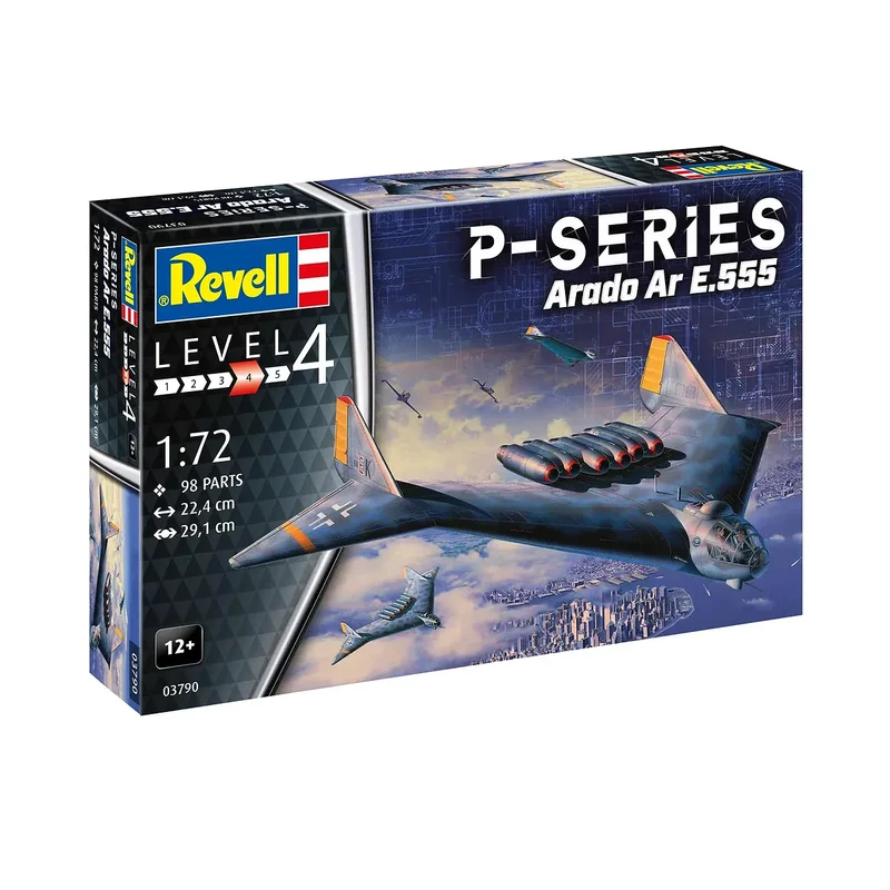 Revell 1/72 Arado Ar E.555 P-Series Bomber Scaled Plastic Model Kit