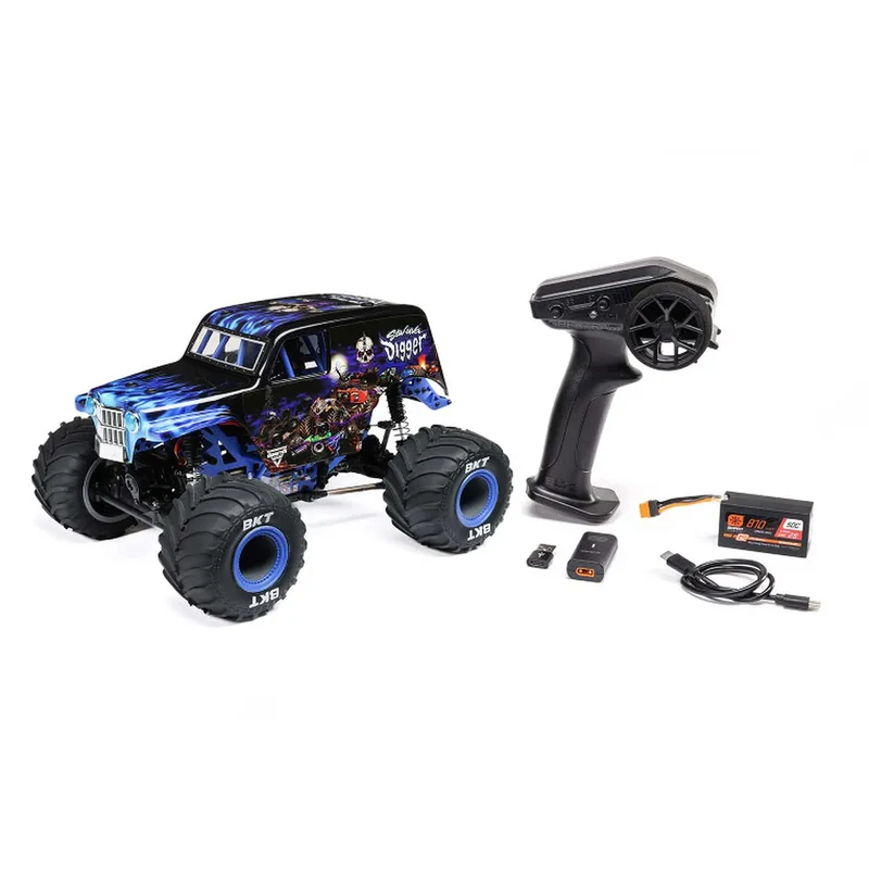 Losi Mini LMT Son Uva Digger RC Truck - Blue