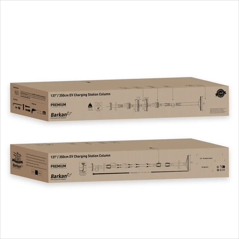 Barkan EV350FC 350cm EV Charging Station Column