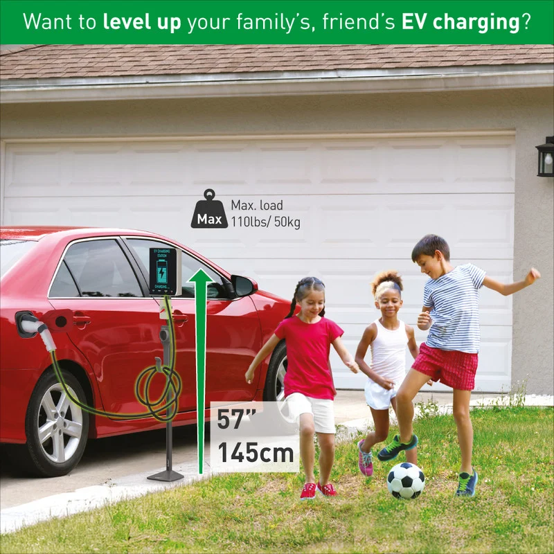 Barkan EV140FC 145cm Outdoor EV Charger Stand