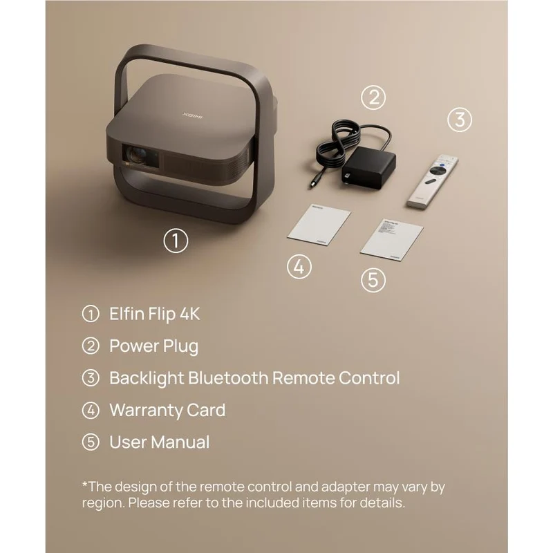 XGIMI Elfin Flip 4K Projector with Google TV
