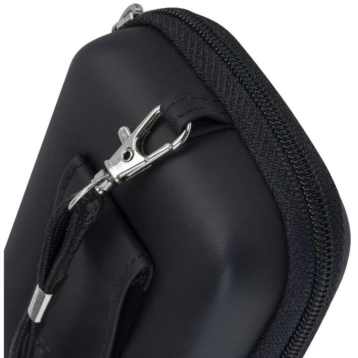 Rivacase 7103 Compact Shockproof Digital Camera Bag Hard Case (Black)