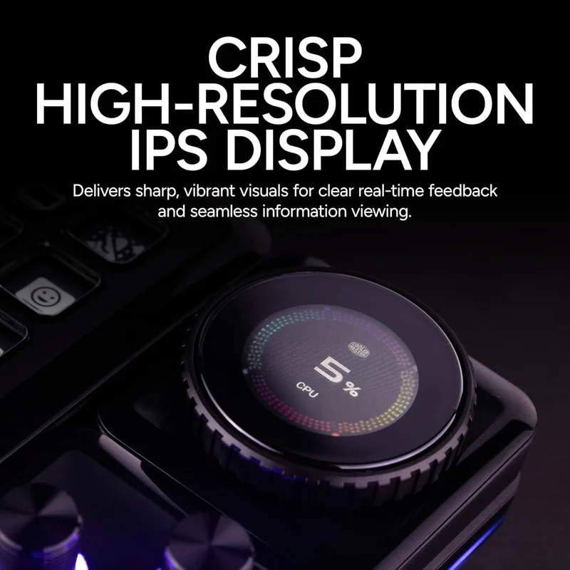 Cooler Master MasterHUB Encoder Dial with IPS Display