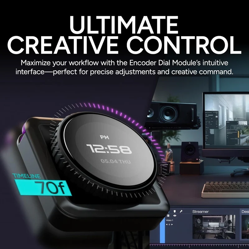 Cooler Master MasterHUB Encoder Dial with IPS Display