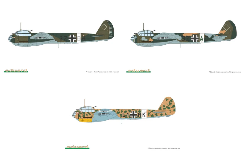 EDUARD 1/48 Schnellbomber Ju 88 A-4 Model Kit