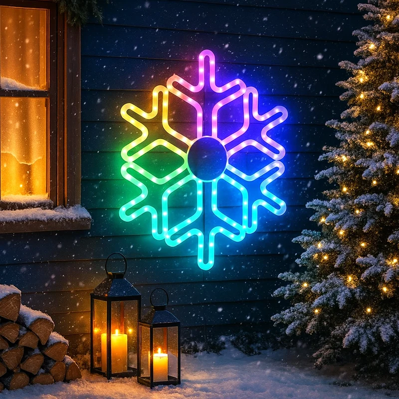Lexi Lighting 58CM RGB digital snowflake