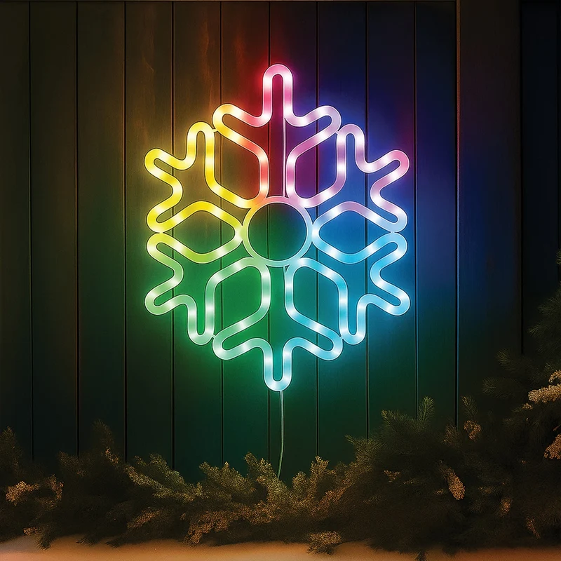 Lexi Lighting 58CM RGB digital snowflake