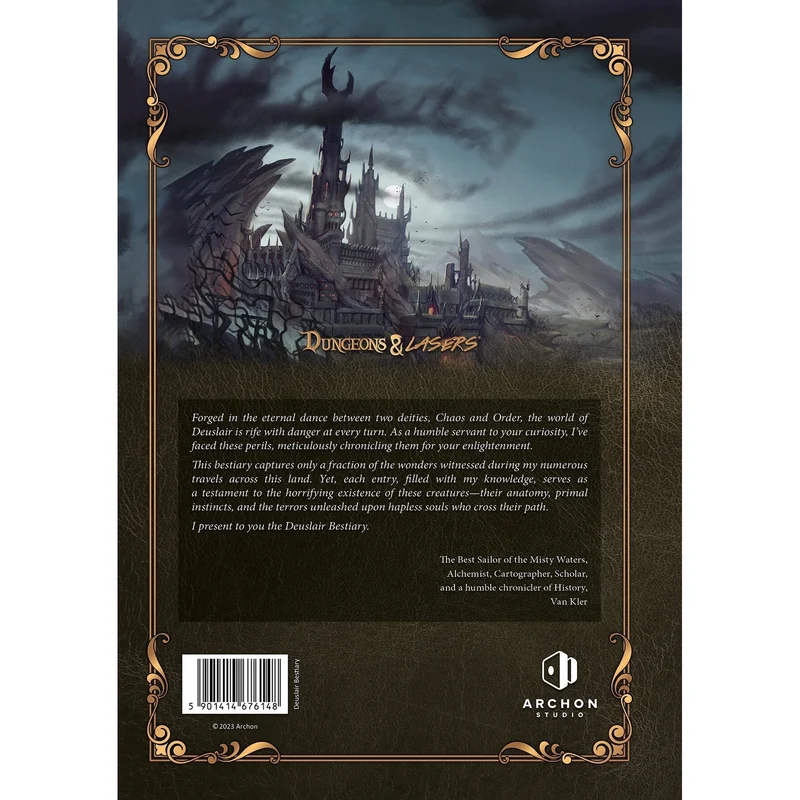 Dungeons & Dragons Dungeons & Lasers: The World Of Deuslair: Bestiary Book Hardcover