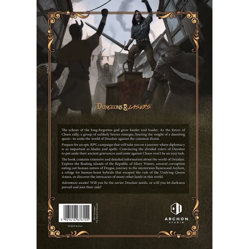 Dungeons & Dragons Dungeons & Lasers: The World Of Deuslair: Rpg Campaign Hardcover