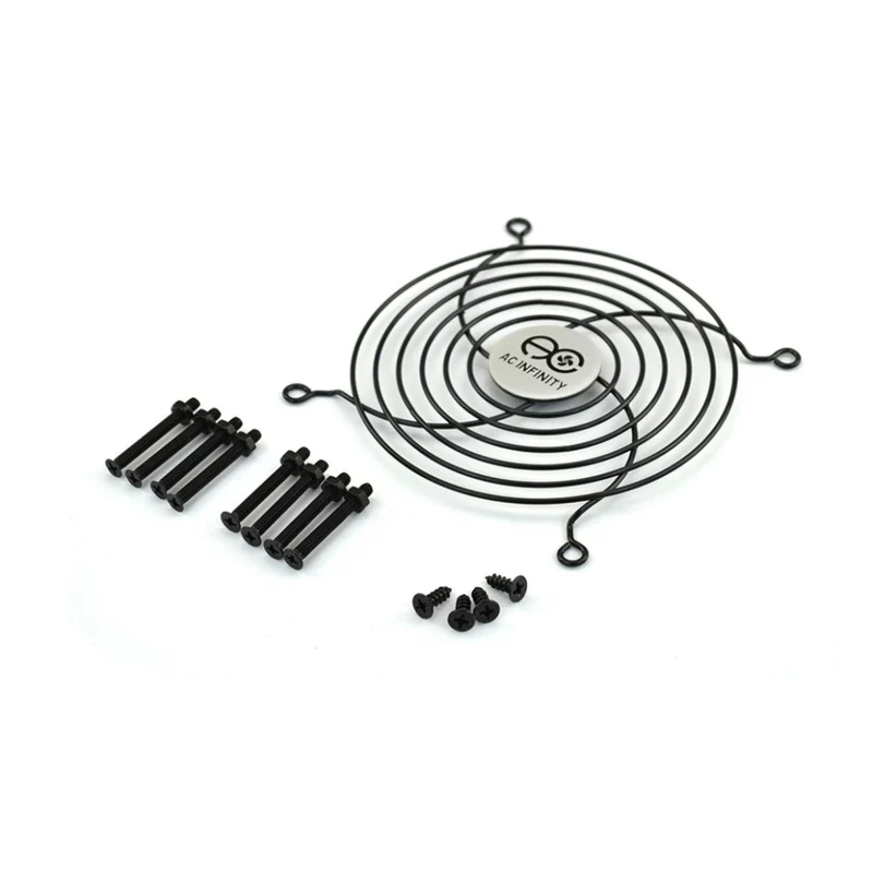 AC Infinity Airplate S3 Passive Cabinet Ventilation Grille Black 120mm