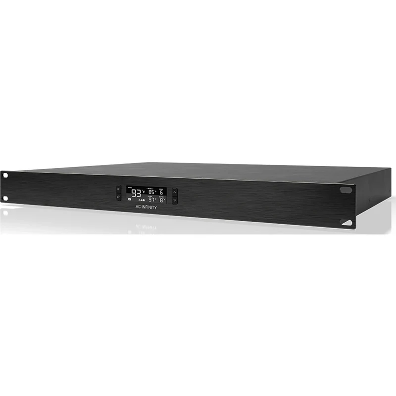 AC Infinity Cloudplate T5 Quiet 1U Rack Cooling Fan System Rear Exhaust