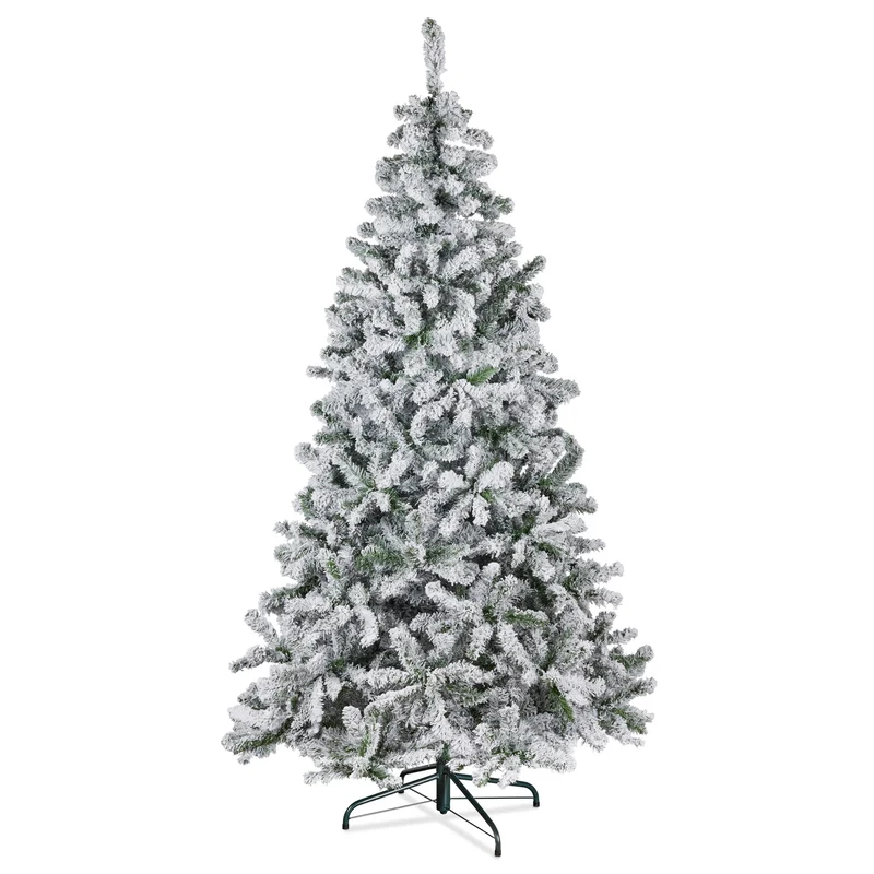 Christabelle 198cm feet Artifificial Christmas Tree - Snowy Emperor