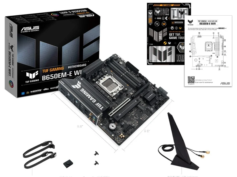Asus TUF Gaming B650EM-E WiFi AM5 mATX Motherboard