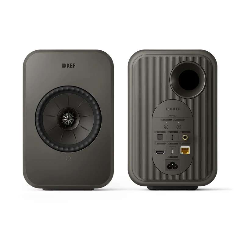 KEF LSX II LT Powered Hifi Speakers Pair (Graphite Grey)