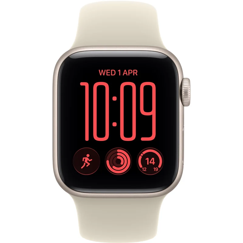 Apple Watch SE 3 40mm Starlight Aluminium Case GPS + Cellular Sport Band (M/L) [2026]