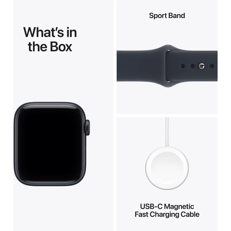 Apple Watch SE 3 40mm Midnight Aluminium CaseGPS + Cellular Sport Band (S/M) [2026]