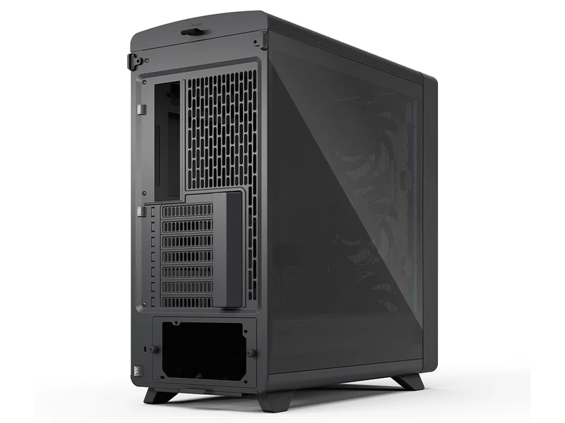Fractal Design Summit Curved Wood ATX Case - Ambience Blackout TG Light Tint