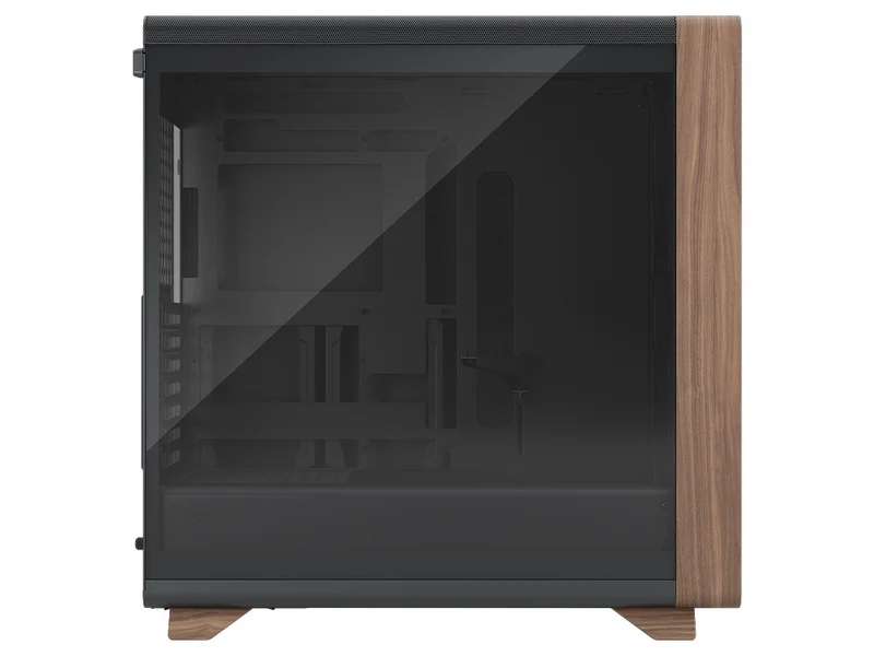 Fractal Design Summit Curved Wood ATX Case - Black TG Light Tint