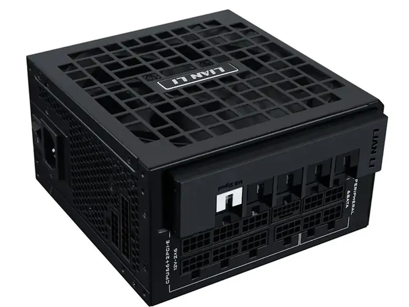 Lian Li Rotational Shift 1200W 80+ Gold Fully Modular ATX 3.1 Power Supply with USB Hub