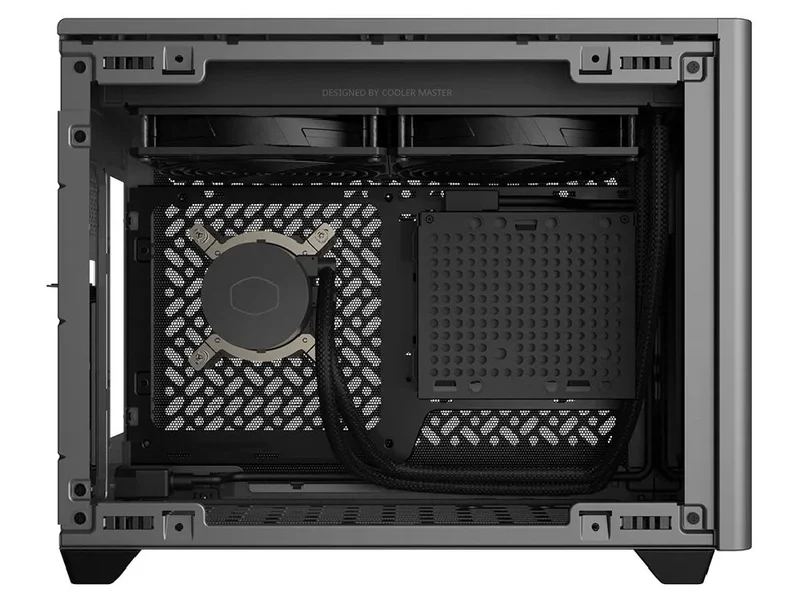Cooler Master MasterBox NR200P MAX V2 Mini-ITX Case with 850W PSU (Grey)