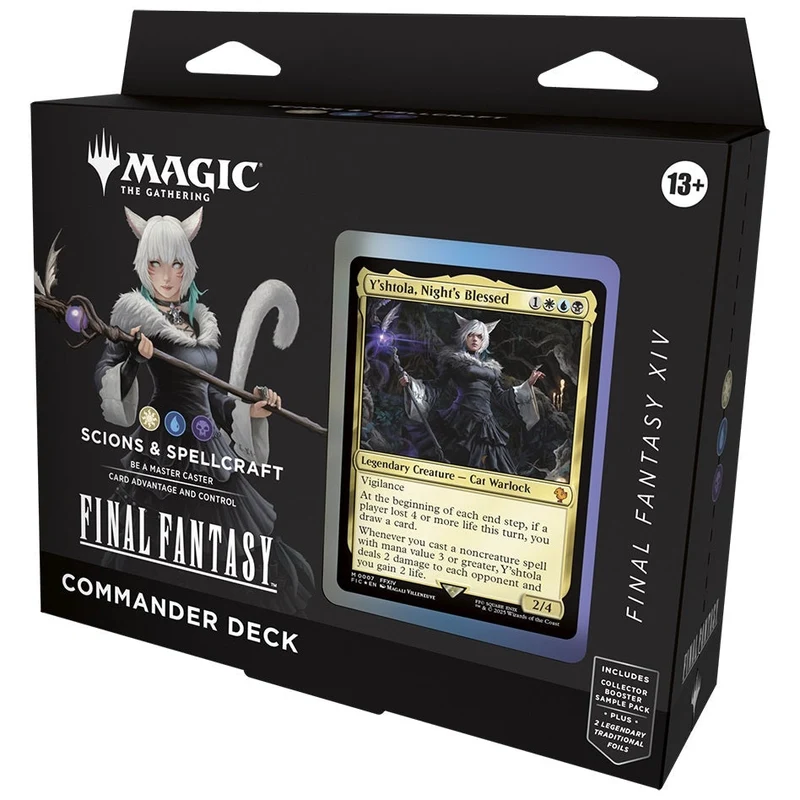 Wizards Of The Coast Magic the Gathering Final Fantasy Commander Decks 4 Decks Per Display
