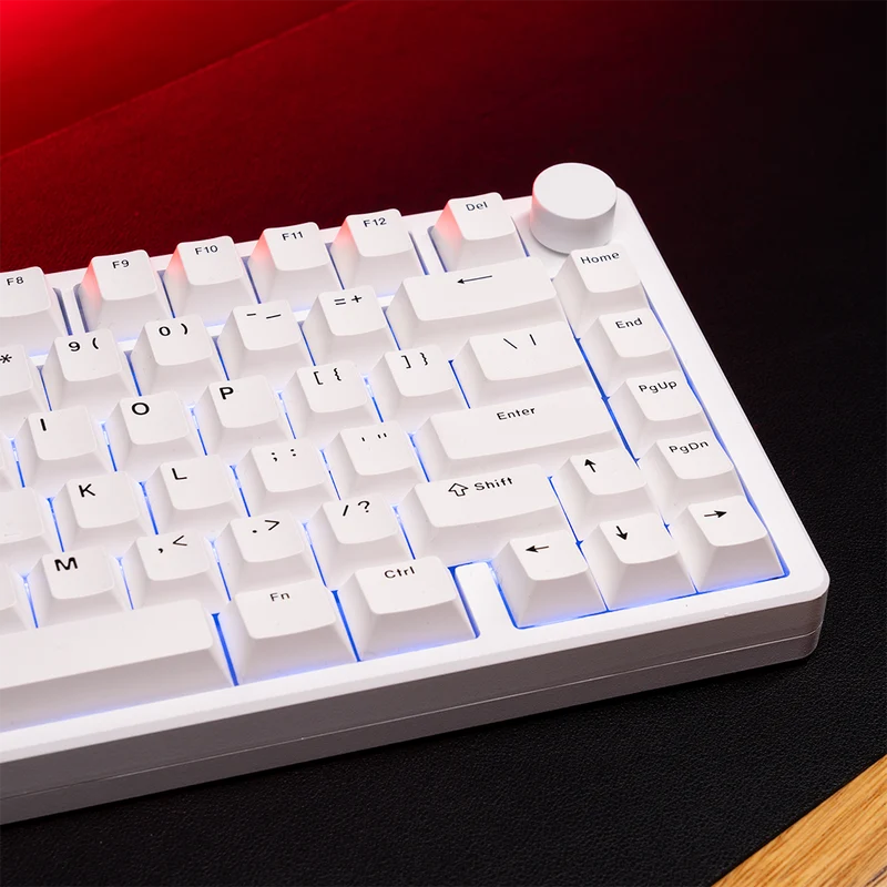 Aftershock Combo Kit – Oden 75 White Keyboard, Sliver+ XXL RGB Gaming Mouse Pad & M1 Pro White Wireless Mouse