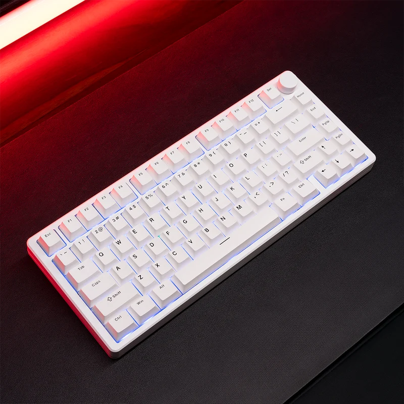 Aftershock Combo Kit – Oden 75 White Keyboard, Sliver+ XXL RGB Gaming Mouse Pad & M1 Pro White Wireless Mouse