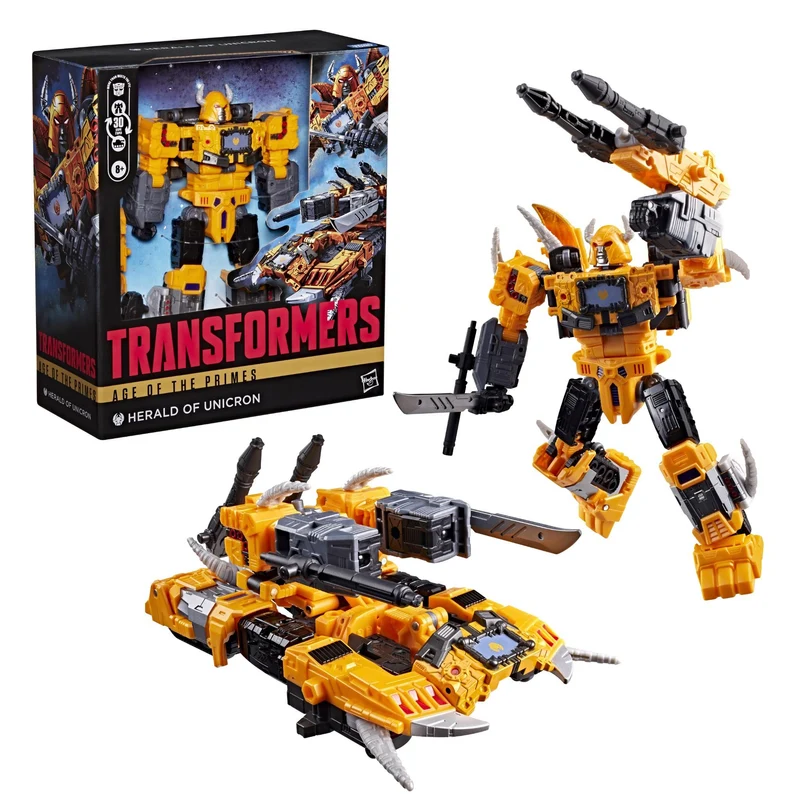 Transformers - Age Of The Primes: Leader Class Herald of Unicron Figure