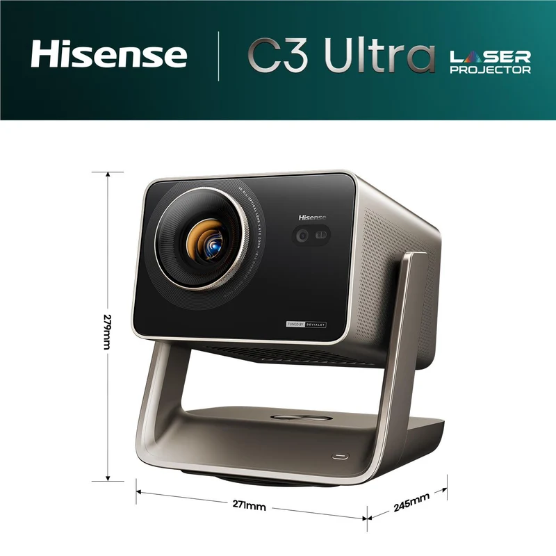Hisense C3 Ultra 65''-300'' 4K 4000 Lumens RGB Triple Laser Projector