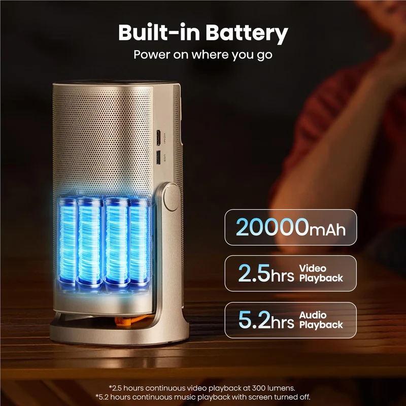 Hisense P1 Full HD Portable RGB Triple Laser Projector