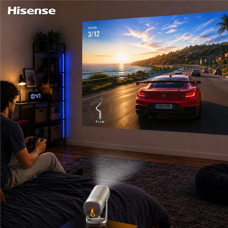 Hisense P1 Full HD Portable RGB Triple Laser Projector