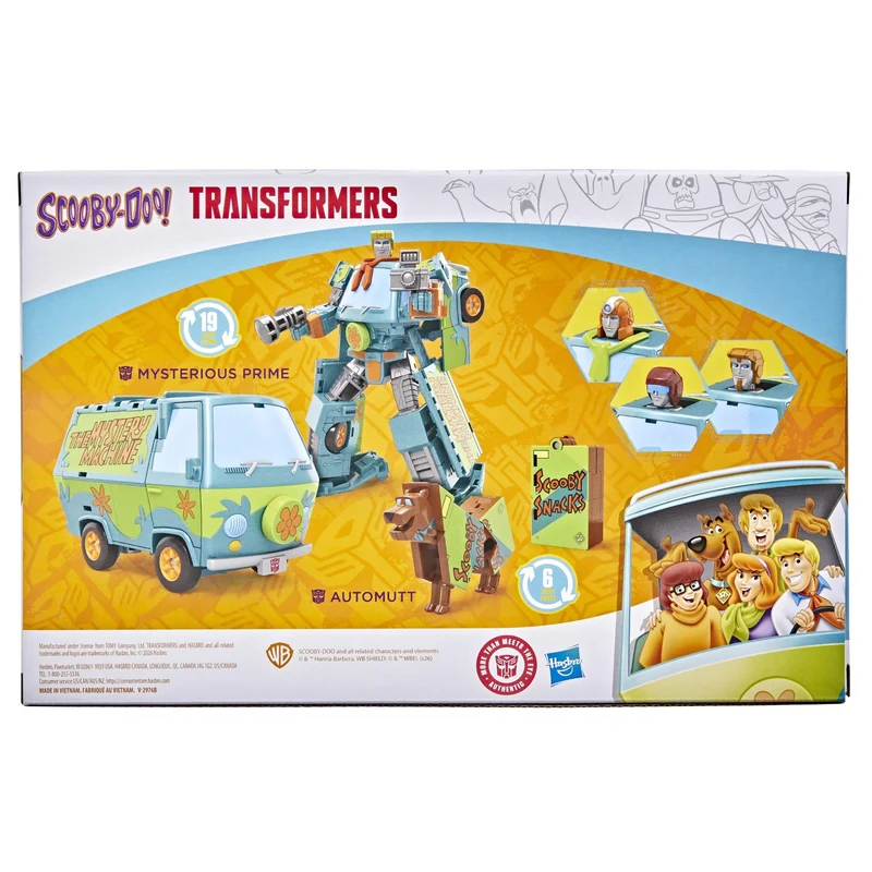 Transformers - Scooby Doo: Mysterious Prime & Automutt Figure