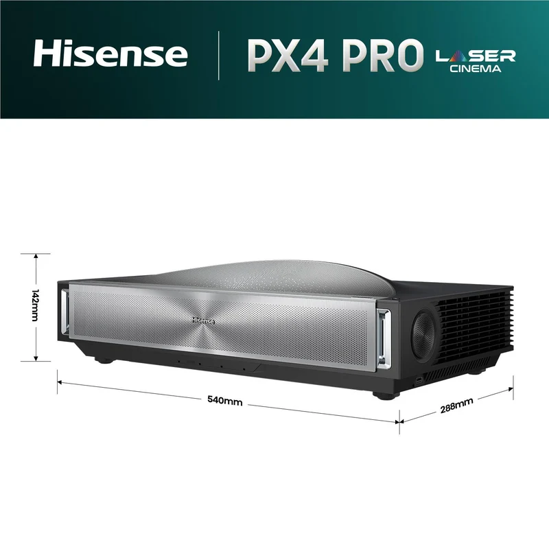 Hisense PX4 PRO 80"–200" 4K RGB Triple Laser Cinema UST Projector
