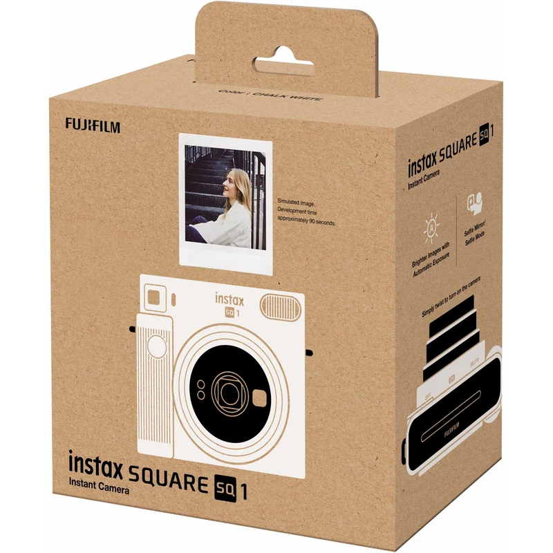 Fujifilm Instax SQ1 Instant Camera (Chalk White)