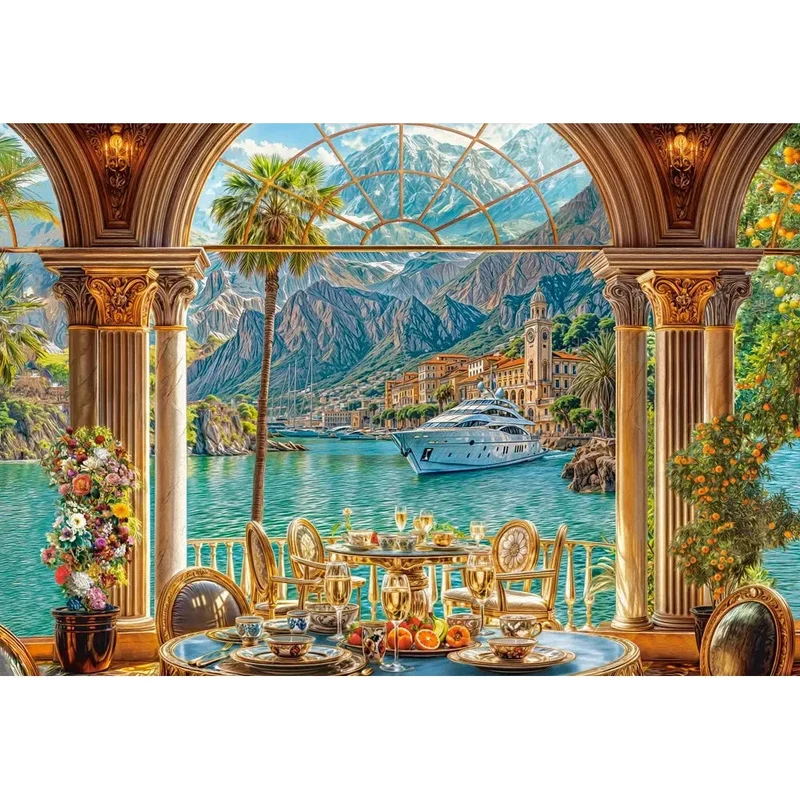 Castorland 1500-Pieces Mediterranean Dessert Puzzle