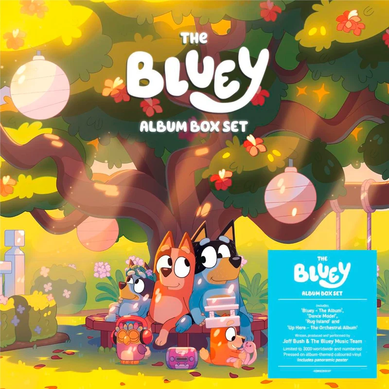 The Bluey Album Box Set (Limited Coloured Vinyl Box Set)