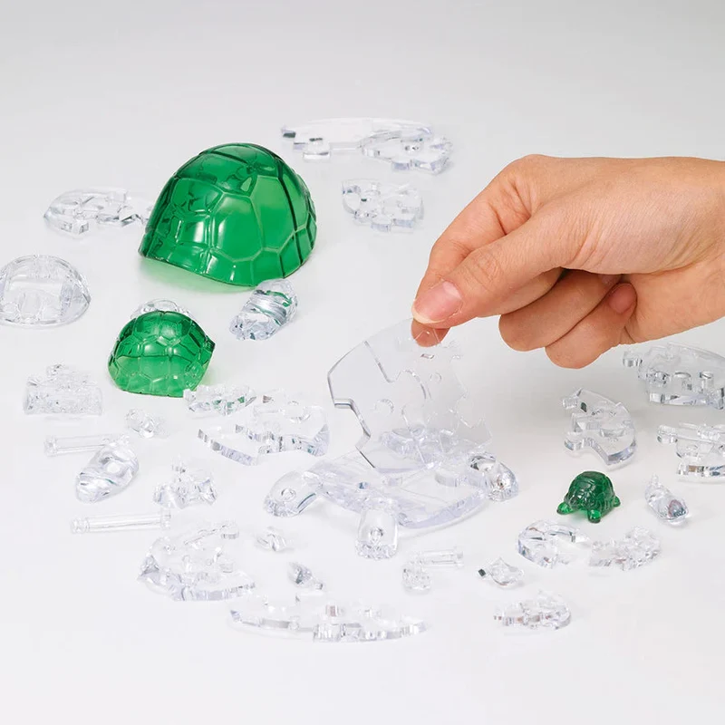 3D Turtles Crystal Puzzle