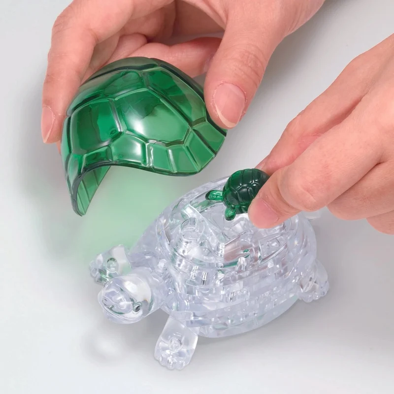 3D Turtles Crystal Puzzle