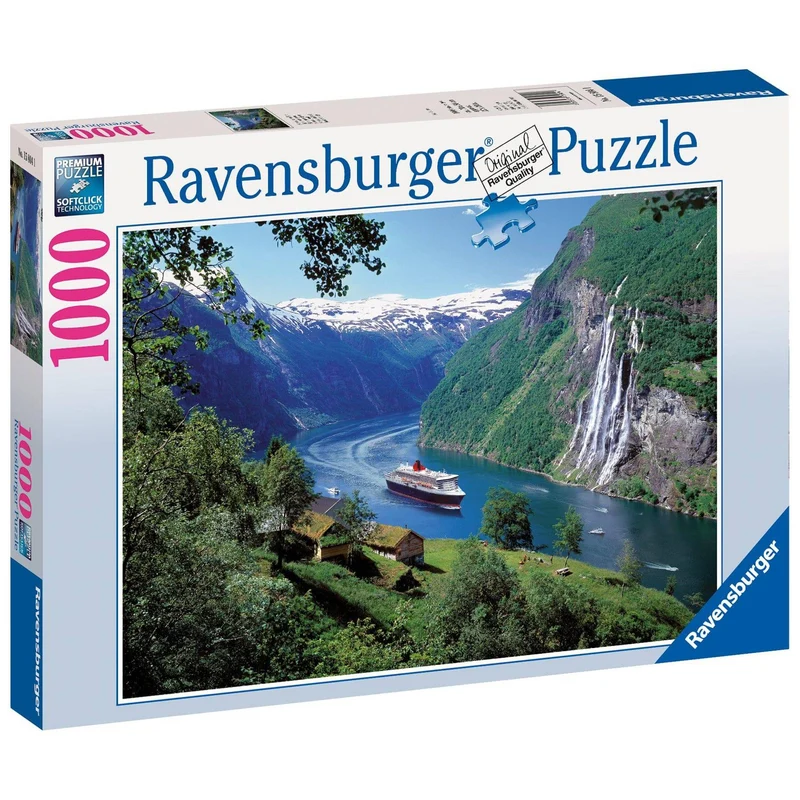 Ravensburger 1000pc Norwegian Fjord Puzzle