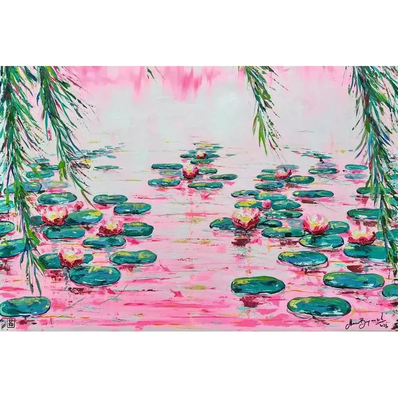 Ravensburger 4000pc Mauro Bergonzoli: Pink Water Lillies Puzzle