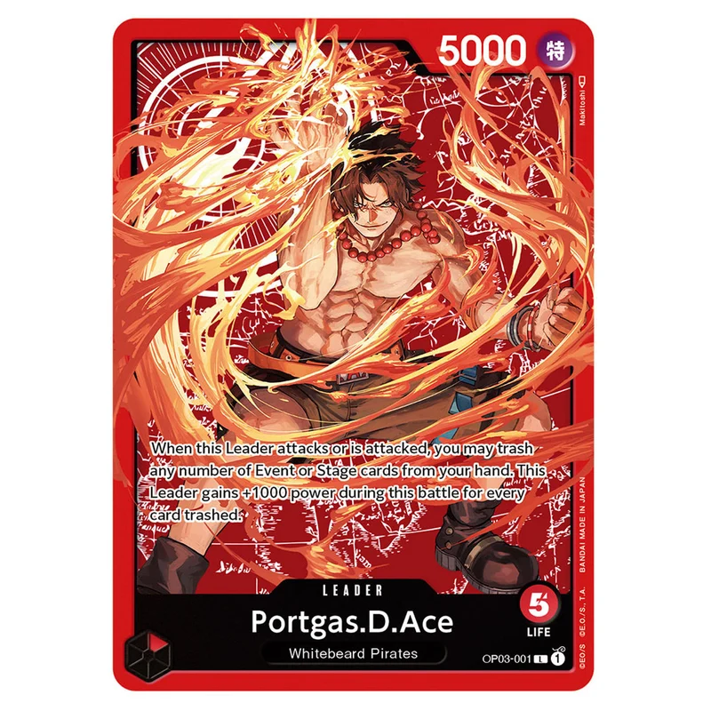 Bandai One Piece Card Game Special Goods Set Ace/Sabo/Luffy