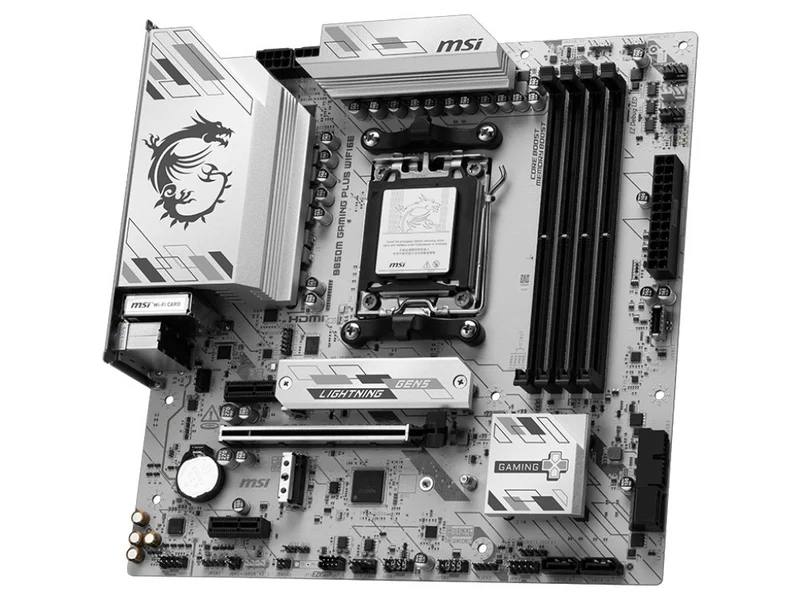 MSI B850M GAMING PLUS WIFI6E AM5 Micro-ATX Motherboard