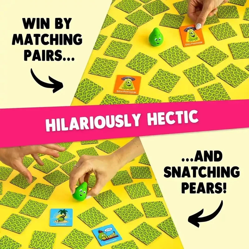 Snatching Pears -The Mad Memory-Matching Pear-Snatching Party Game