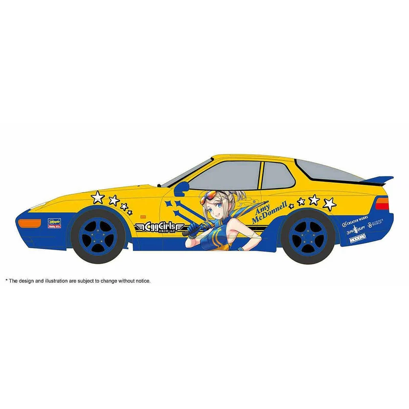 Hasegawa 1/24 Porsche 968 Egg Girls Amy McDonnell